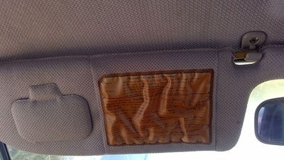 1991 Mitsubishi Galant Vr-4 Driver Left Sun Visor Oem