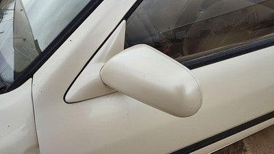 1991-1996 Infinity G20 Driver Left Power Side Mirror Door Mounted Oem White