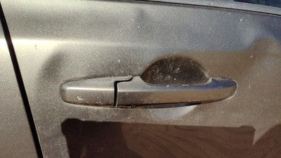 06-11 Honda Civic Passenger Right Front Outside Door Handle Sedan Gy Galaxy Gray