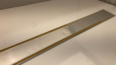 73-80 Chevy Truck Pickup Cab Middle Rear Belt Trim Molding Squarebody Dings