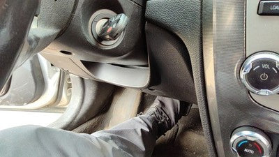10-12 Ford Fusion Lower Dash Under Column Knee Bolster Trim Panel Charcoal Fw