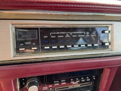 1986-1988 Olds 88 Temperature Control Module In Dash Heater Ac Head Unit Oem