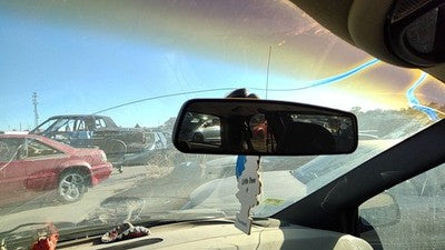 2001 Dodge Caravan Inside Rear View Mirror Oem Windshield Mounted