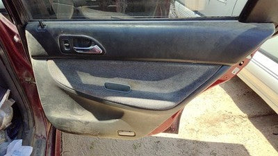 94 95 Honda Accord Passenger Right Rear Door Trim Panel With Switches Back Gray