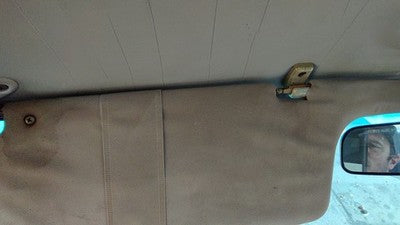 1986 Toyota Camry Driver Left Sun Visor Oem Gray