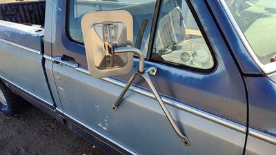 1980-1991 Ford F150 Passenger Right Side Mirror Door Mounted Oem E2tz17696a
