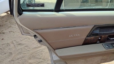 92 Buick Park Ave Ultra Driver Left Rear Door Trim Panel With Switches Back Tan