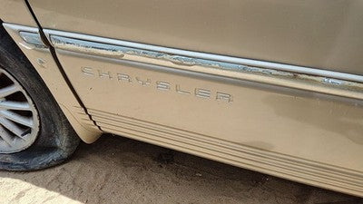 00 Town & Country Driver Left Front Moulding From Door Oem Trim Strip Gold