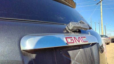 2009 Gmc Acadia License Plate Trim Surround Panel Oem Tail Trunk Finish