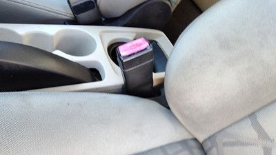 2011-2013 Ford Fiesta Driver Left Front Seat Belt Buckle Receiver Oem Black Dl