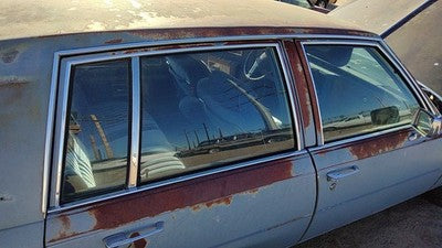 1984 Deville Sedan Passenger Right Drip Rail Molding Chrome Trim Above Doors Oem