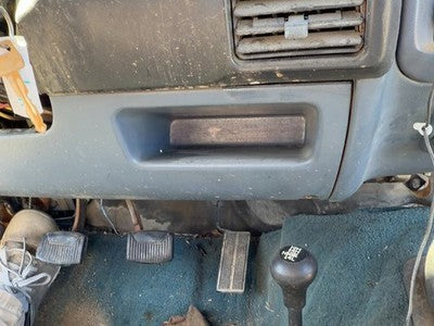 1992-1997 Ford F250 Lower Dash Under Column Knee Bolster Trim Panel Oem Gray