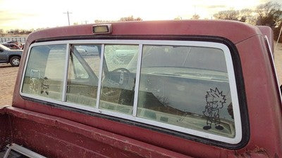 1975-1979 Ford F150 Back Glass Rear Window Oem Dt04590cl
