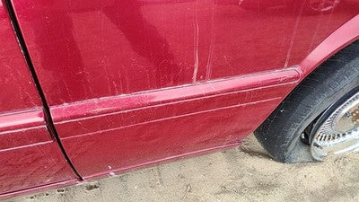 01 Cadillac Eldorado Driver Left Rear Moulding On Quarter Panel Crimson Red 86U