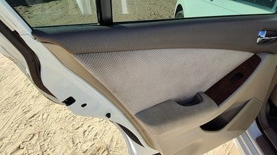 07-09 Nissan Altima Driver Left Rear Door Trim Panel With Switches Back Blond C