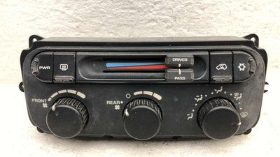 2003 Dodge Caravan Temperature Control Module In Dash Heater Ac Head Unit Oem
