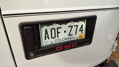 1993 Gmc Safari License Plate Trim Surround Panel Oem Tail Trunk Finish