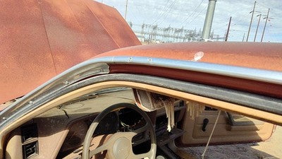 1985 Pontiac Sunbird Driver Left Chrome Drip Rail Oem 2 Door