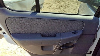 05 Ford Explorer Driver Left Rear Door Trim Panel With Switches Back Rt Graphite