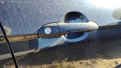 04-09 4dr Kia Spectra Passenger Right Front Outside Door Handle Eb Black 4 Door