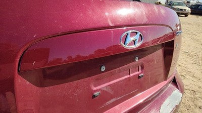 2007 Hyundai Accent License Plate Trim Surround Panel Tail Trunk Finish 5r Red