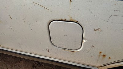 1984 Dodge Ram W250 Fuel Tank Door With Hinge Gas Lid Oem Filler White
