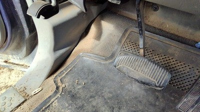 2003 F350 Powerstroke Driver Left Lower Kick Trim Panel Oem Gray