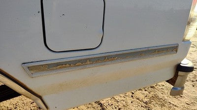 1995 Ford F150 Driver Left Rear Moulding On Box Panel Oem Chrome Trim