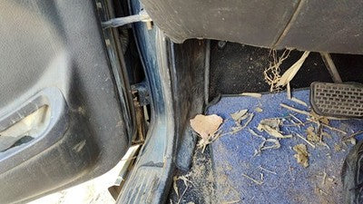 1997 Suzuki Sidekick Driver Left Lower Kick Trim Panel Oem Gray Gri