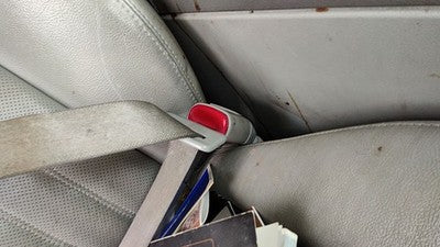 03-05 Lincoln Aviator Passenger Right Front Seat Belt Buckle Receiver Gray Bl