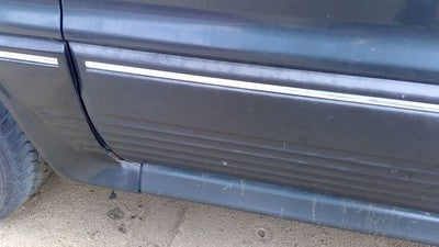 91 Mitsubishi Galant Vr-4 Driver Left Front Moulding From Door Trim Strip Green