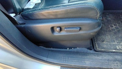2009 Pilot Passenger Right Side Power Seat Switch With Trim Panel Gray/Blue Gr
