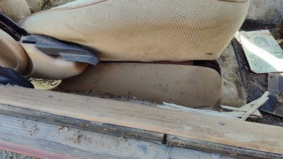1985 Pontiac Sunbird Passenger Right Side Seat Trim Panel Oem Tan