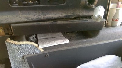 1992-1996 Ford Van E150 Cup Holder Assembly Slide Out Dash Oem Gray F5uz1504320d