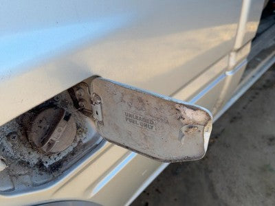 1991 Isuzu Pup Fuel Tank Door With Hinge Gas Lid Oem Filler Silver