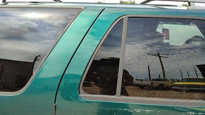 1995-2005 S10 Blazer Passenger Right Rear Vent Window Back Door Glass With Frame