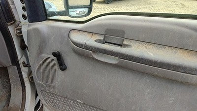 99-01 F250 Super Duty Passenger Right Front Door Trim Panel With Switches Gray