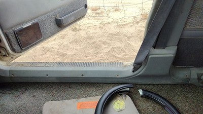 1992 Jeep Cherokee Passenger Right Lower Sill Step Moulding Trim Panel Oem Gray