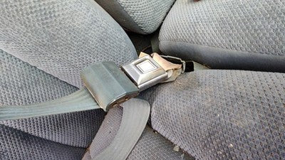 1987 Ford Ranger Passenger Right Front Seat Belt Buckle Receiver Oem Blue