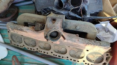 1967-1976 Chevy Van G20 Exhaust Manifold Assembly Oem 4.1L 250 00464136