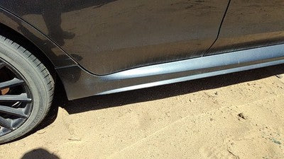 15 16 Subaru Wrx Passenger Right Lower Rocker Moulding Side Skirt Dark Gray Dgm