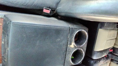07-08 Ford Expedition Center Console Lid Only Arm Rest Fold Down 1W Black/Camel