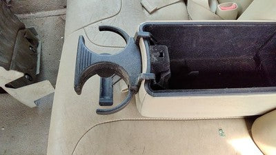 1999 Cadillac Deville Rear Center Console Arm Rest Assembly 2 Piece 152 Neutral