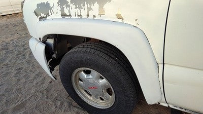 03-07 Suburban Driver Left Front Wheel Flare Moulding Fender 50U Summit White