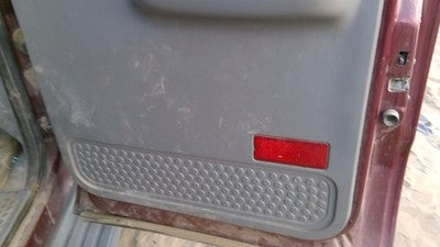 05-07 F350 Super Duty Passenger Right Rear Inside Door Trim Panel Only Back Gray