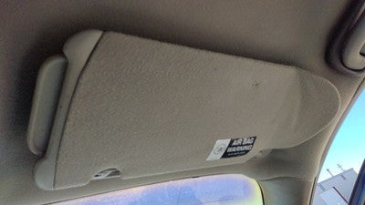 2000-2004 Buick Lesabre Buick Lesabre Passenger Right Sun Visor Oem Gray 17B