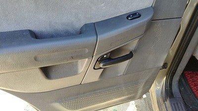 2005 Explorer Driver Left Rear Inside Door Trim Panel With Switches Back Gray Tt