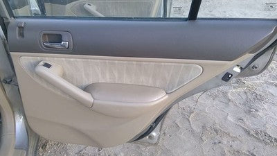 2003-2005 Honda Civic Passenger Right Rear Inside Door Trim Panel Oem Back Tan