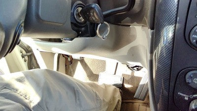 2005-2007 Dodge Caravan Lower Dash Under Column Knee Bolster Trim Panel Khaki J1