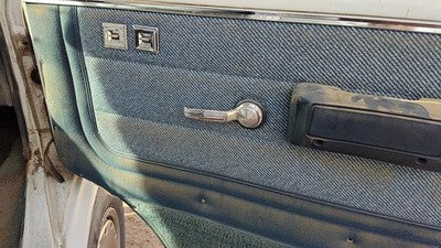 1995 Gmc Van 3500 Passenger Right Front Door Trim Panel With Switches Blue